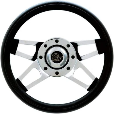 Volante Grant 440 4 radios estilo Challenger negro acolchado espuma Foto 1 de 2