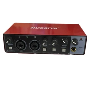 USB Audio Interface 2x2 Guitar Audio Mac 24 Bit/ 192kHz with 47V Phantom Power - Picture 1 of 5