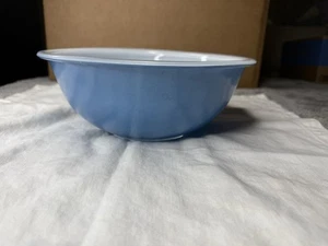 Cuenco mezclador vintage PYREX 325 2,5 litros azul pálido fondo transparente - Imagen 1 de 9