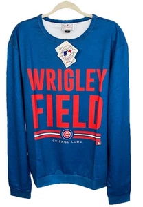 NEU Wrigley Field Chicago Cubs Größe LARGE FOCO Sweatshirt rot weiß blau - Bild 1 von 5