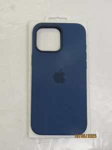 Apple iPhone 16 Pro Max Silikon Case mit Magsafe Denim - MYYU3ZM/A - Bild 1 von 5