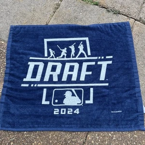 2024 MAJOR LEAGUE BASEBALL DRAFT MLB RALLY TOWEL NAVY TRAVIS BAZZANA #1 PICK - Picture 1 of 10