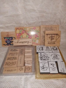 Lot #3 Rubber Stamp Lot- Includes Sets (26pc) - Picture 1 of 4