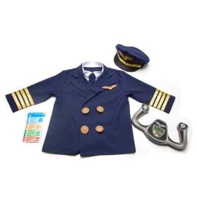 Pilot Role Play Fancy Dress Costume Set - Multicolor - 18500 Melissa & Doug  Foto 1 de 4