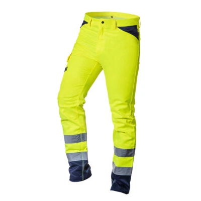 Pantalone alta visibilità 40% poliestere, 60% cotone, 260 g/m², taglia S - Immagine 1 di 4