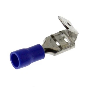 25x Flachsteckhülse mit Abzweig teilisoliert 1,5-2,5mm² Blau für Flachstecker Me - Picture 1 of 3