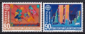 Liechtenstein 1992 Yvert 974/75 Europa CEPT MNH VF - Imagen 1 de 1