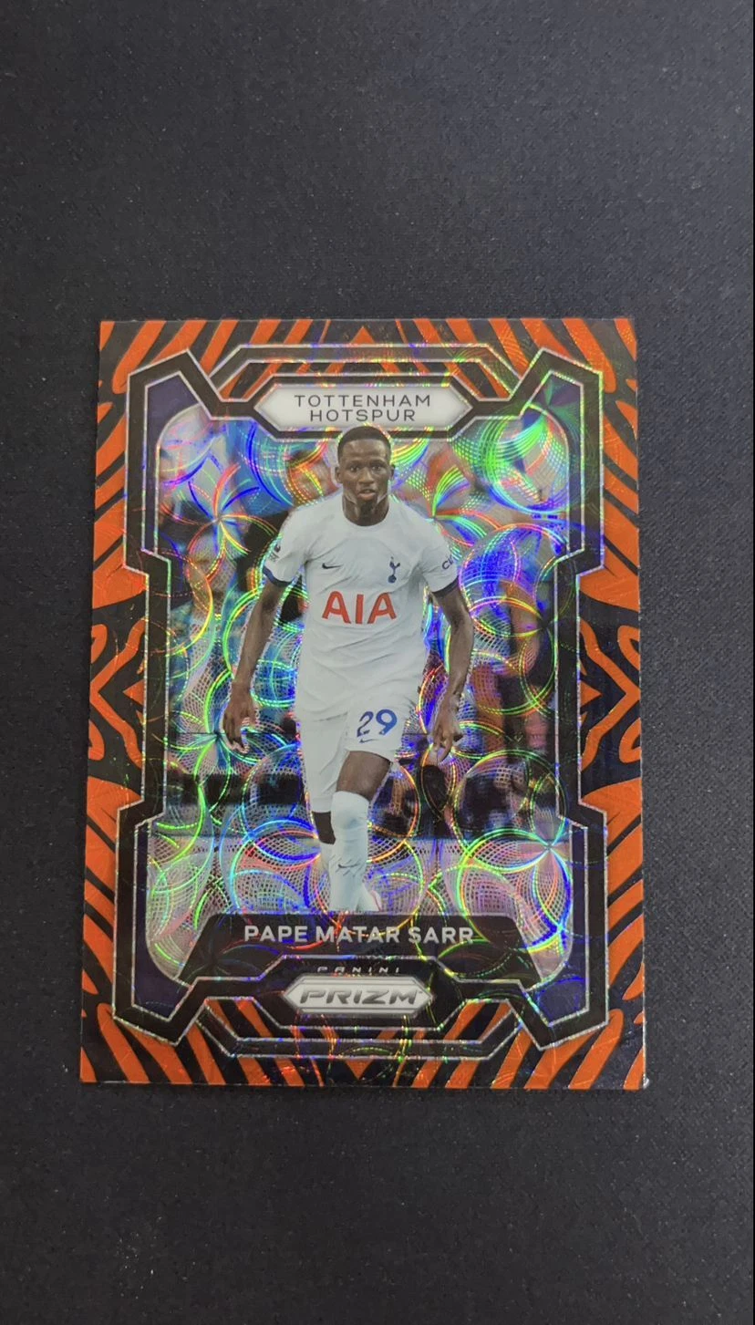 2023-24 Panini EPL prizm #136 Tiger stripes Pape Matar Sarr Tottenham Hotspur