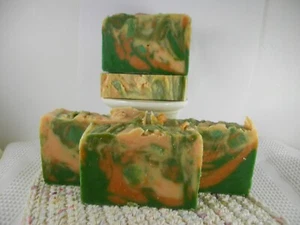Tropical Forest Goat Milk Soap Shea Cocoa Butter Artisan Natural Homemade Gift - Picture 1 of 8