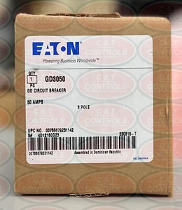 Disyuntor Eaton GD3050 3P 50A Nuevo En Caja Stock EE. UU. - Imagen 1 de 3