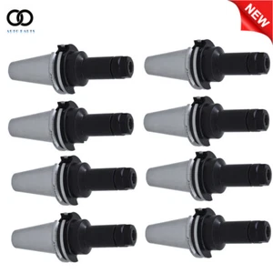 CAT40-ER16 Collet Chucks 8 Chucks Tool Holder Set W. 4" Long Gage Length - Picture 1 of 10