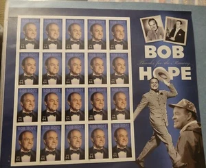 2009 Bob Hope kompletter Bogen mit 20 - 44 ¢ US Briefmarken  - Bild 1 von 1
