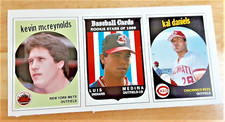 1989 BASEBALL CARDS Magazine UNIQUE Baseball cards McReynolds, RC Medina,Daniels