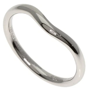 TIFFANY&Co. Ring Curved band Platinum PT950 - Picture 1 of 8