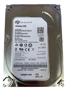 1TB Seagate Barracuda ST1000DM003 SATA 7200 RPM 3.5" 64mb cache 1000gb 00GTP0 - Afbeelding 1 van 2