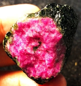 48.7g Museum!!! Natural Red Ruby in Green Zoisite Crystal Gem Specimen ie3568 - Picture 1 of 11