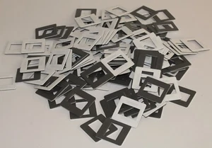 200 Stück Diarahmen zweiteilig 24x36 5x5 KB-Rahmen Kleinbild Diarähmchen - Picture 1 of 4