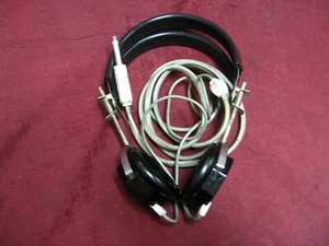 Vintage Clevite Brush radio Headphones earphones DEAD For display, Parts/Repair - Picture 1 of 7