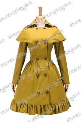 Dama Clásico Victoriano Gótico Doble Pecho Falso Dos Piezas Vestido de Noche Foto 1 de 4