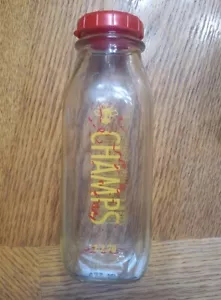 Shatto Milk Kansas City Chiefs Super Bowl LIV CHAMPS EMPTY Bottle 1/18,000 - Picture 1 of 2
