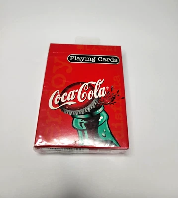 Coca Cola Soda Playing Cards Deck Bicycle Brand Bottles Caps Sealed New - Image 1 of 3