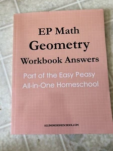 EP Math Geometry Workbook Answers: Part of Easy Peasy All-in-One Homeschool - Picture 1 of 4