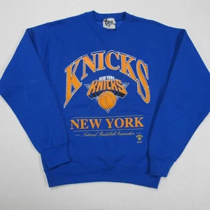 Sudadera De Colección New York Knicks Lee Talla S Azul Hecha en Estados Unidos NBA Baloncesto Años 90 - Imagen 1 de 15