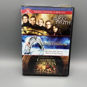 STARGATE-The Ark of Truth/Children of the Gods/Continuum DVD 3 Disc Set HTF OOP - Picture 1 of 6