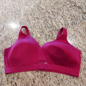 CACIQUE leicht gefütterter BH ohne Bügel Gr. 44DD MAGENTA/LILA Adj breite Träger - Bild 1 von 19