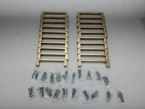 Manijas de gabinete delgadas modernas doradas champán cepillado barra tiradores cocina baño - Imagen 1 de 18