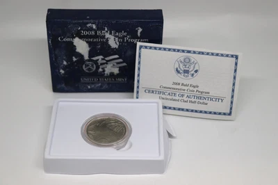 Bald Eagle Recovery Commemorative 2008 S Clad Half Dollar Uncirculated 50c Coin - Image 1 of 4