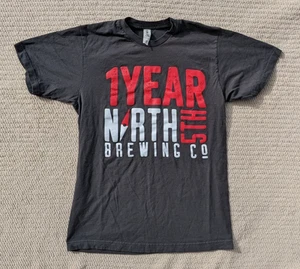North 5th Brewing Co 1 Year Anniversary Graphic T Shirt Dark Gray Promo- M - Picture 1 of 6