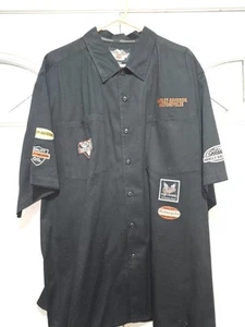 Harley Davidson Button Down Collared Shirt Mens 3XL - Picture 1 of 9