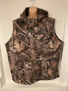 Men Realtree Bodywarmer Vest Insulated Camouflage Hunting Fishing Jacket UK 3XL - Picture 1 of 8