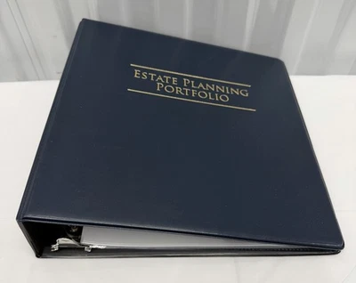 Cartera de planificación patrimonial carpeta de 3 anillos organizadora pestañas incluidas envío desde EE. UU. Foto 1 de 4