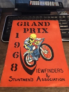 1968 Grand Prix Motocross RACE PROGRAM Viewfinders club/Stuntsmen's Assn. 1st - Picture 1 of 8
