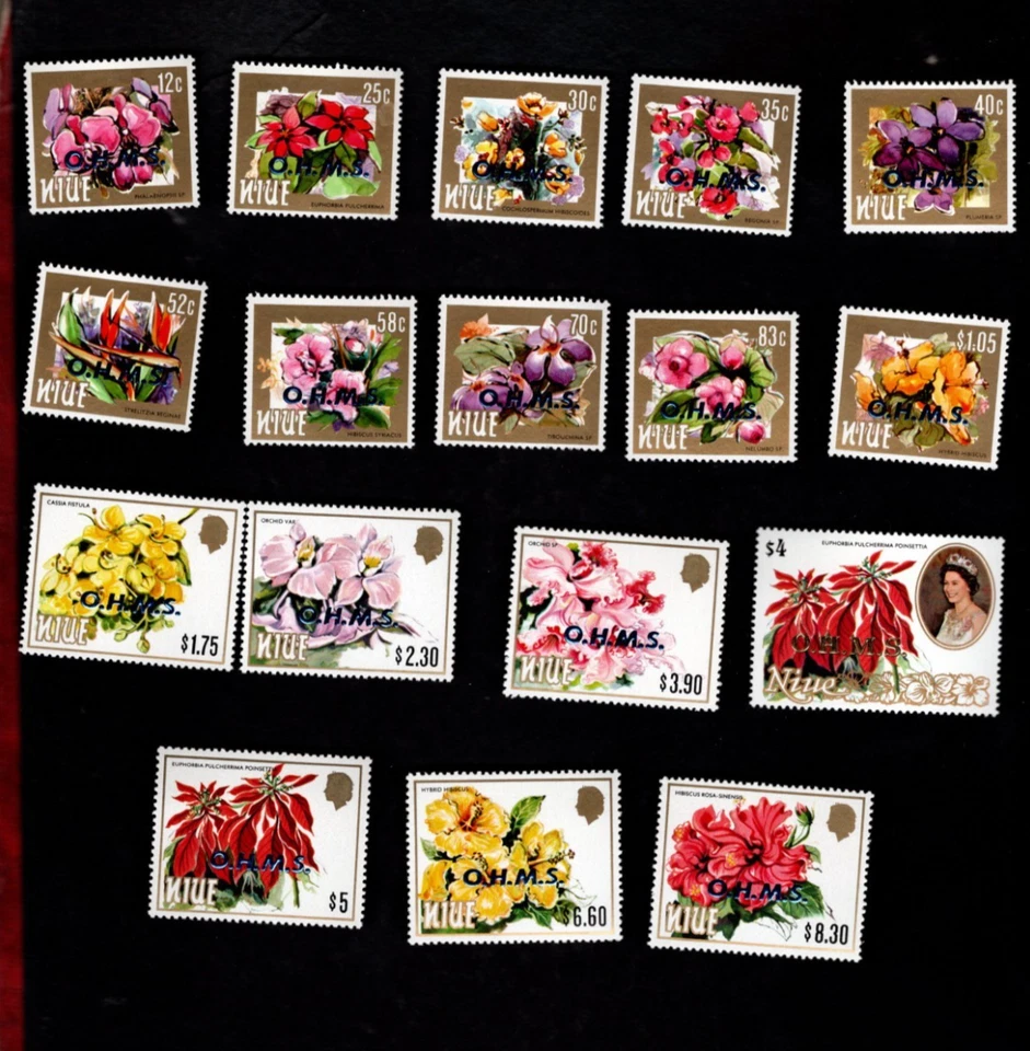 Niue sc#O1-15, O17-18 (1985-6) MNH - Image 1 of 1