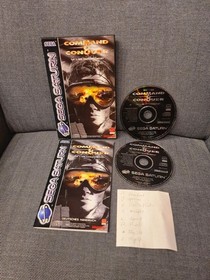 Command & Conquer Teil 1 Der Tiberiumkonflikt Sega Saturn Spiel OVP Anleitung