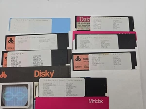 7x 5,25" Disketten mit diverse Programme - Bild 1 von 1