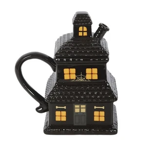 Black Haunted House Mug - Picture 1 of 5