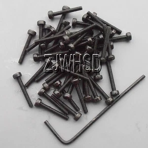 50pcs M2 x 14 Allen Hex Socket Cap Head Screw Ultra Hard Alloy Steel Bolt + Key - Picture 1 of 2