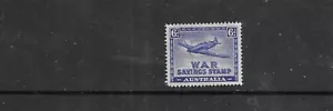 AUSTRALIA 1940- 1942. WAR SAVING. 6 PENCE BLUE. MINT NO GUM. AS PER SCAN. - Picture 1 of 3