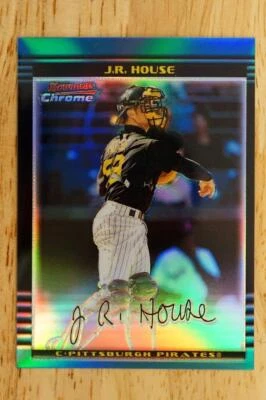 2002 Bowman Chrome Refractor 217/500 JR House #149 PIttsburgh Pirates Baseball - Image 1 of 2