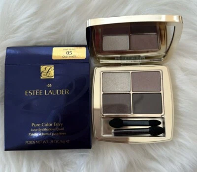 Estee Lauder Pure Color Envy Luxe Eyeshadow Quad Shade 05 Grey HAZE 6g .21oz  - Image 1 of 3