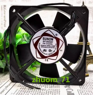 1PC SUNON SF12025AT 2122HSL 12CM 12025 220V Double ball AC fan cooling fan - Image 1 of 4