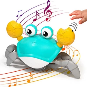 Hot Sensing Crawling Crab Baby Toy Light Projection Simulation Interactive Toys - Picture 1 of 8