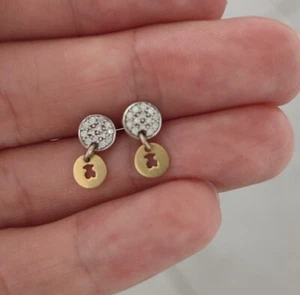 Tous 18 K Gold Earrings 'confeti' With Diamonds - Imagen 1 de 6