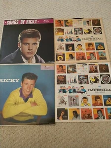 SONGS BY RICKY (NELSON) IMPERIAL LP 9082 HIGH Fidelity & RICKY mit Originaleinsatz - Bild 1 von 11