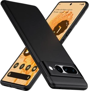 Pour Google Pixel 8 Pro 7A 6A Étui,Slim Silicone Étui Téléphone + Écran - Photo 1 sur 12