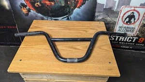Retro Mirraco BMX Cromo Handlebars Stamped Black 26x8 - Picture 1 of 13